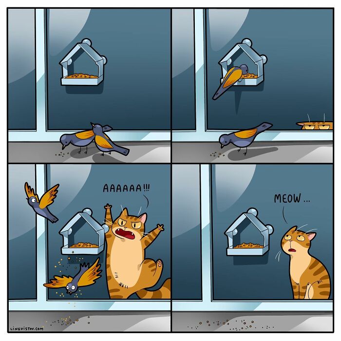 The Daily Realities Of Living With A Cat, Perfectly Captured By This Artist (40 New Pics)