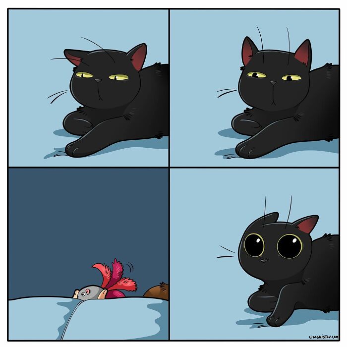 The Daily Realities Of Living With A Cat, Perfectly Captured By This Artist (40 New Pics)