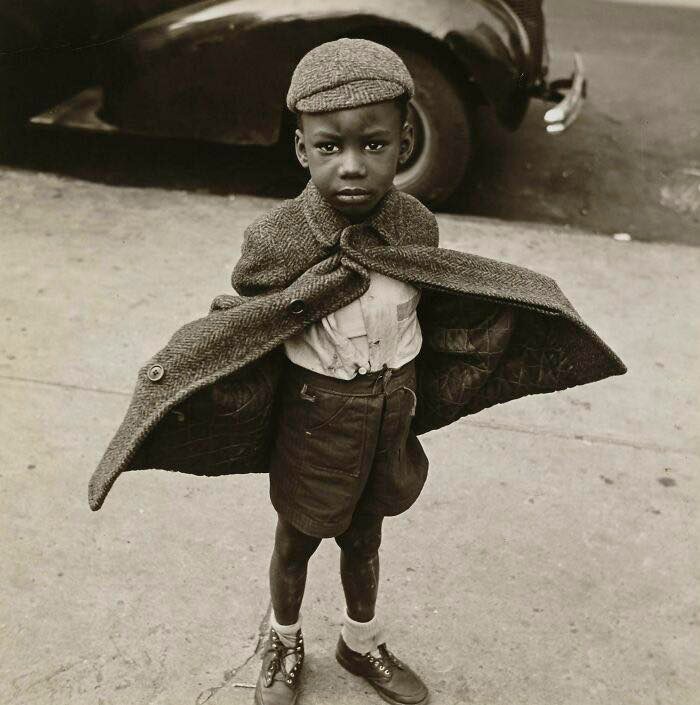 Niño mariposa, Nueva York, 1949