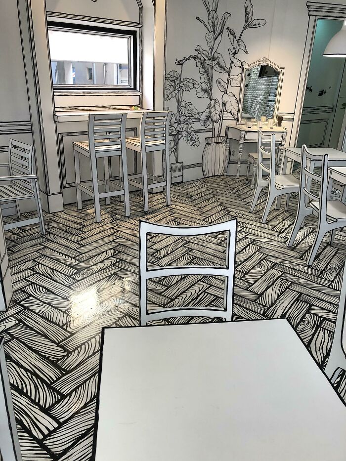  Esta cafetería 2D que visitamos en Seúl