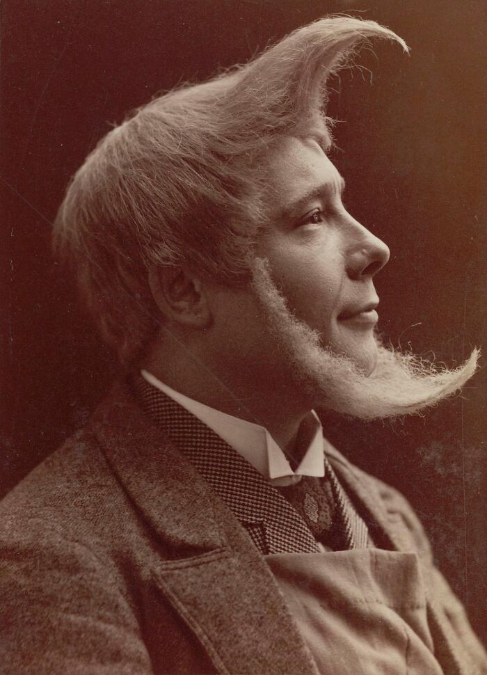 Combo pelo-barba "Hombre en la Luna", 1895