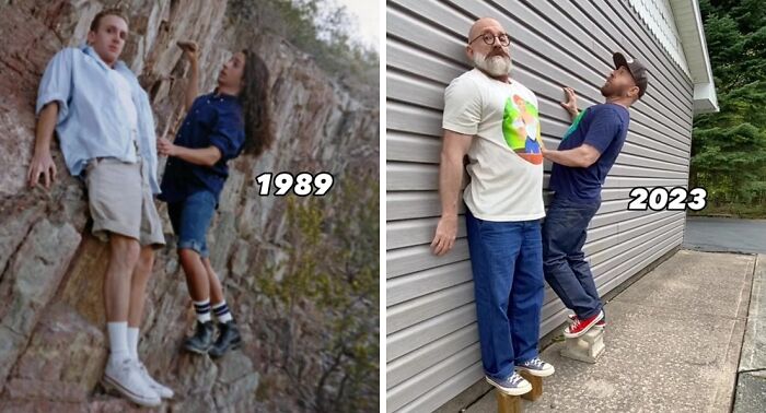 Gay Couple Recreates 30 Photos From The '80s And '90s, And The Internet Is Going Crazy