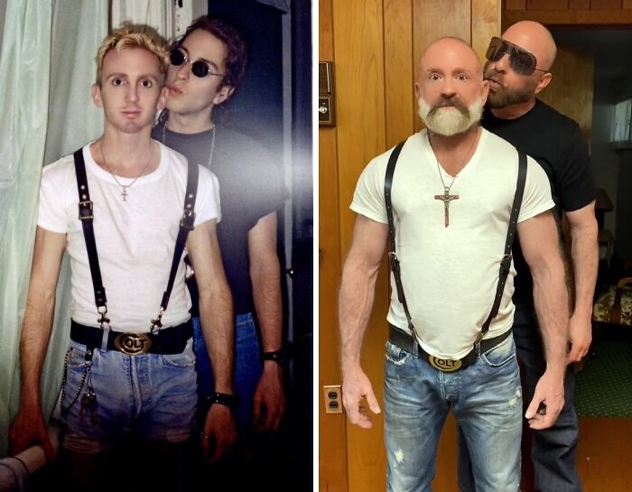 Gay Couple Recreates 30 Photos From The '80s And '90s, And The Internet Is Going Crazy