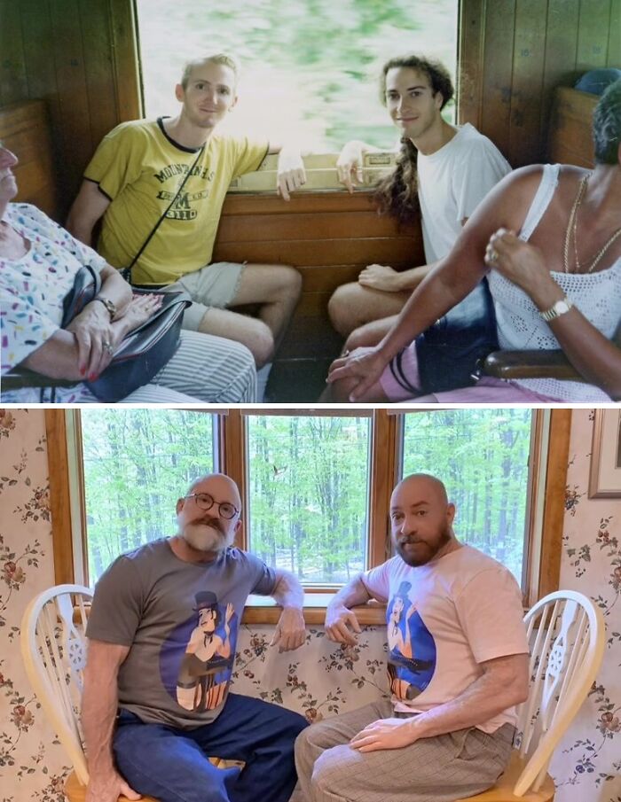 Gay Couple Recreates 30 Photos From The '80s And '90s, And The Internet Is Going Crazy