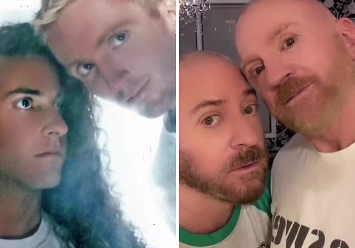 Gay Couple Recreates 30 Photos From The '80s And '90s, And The Internet Is Going Crazy