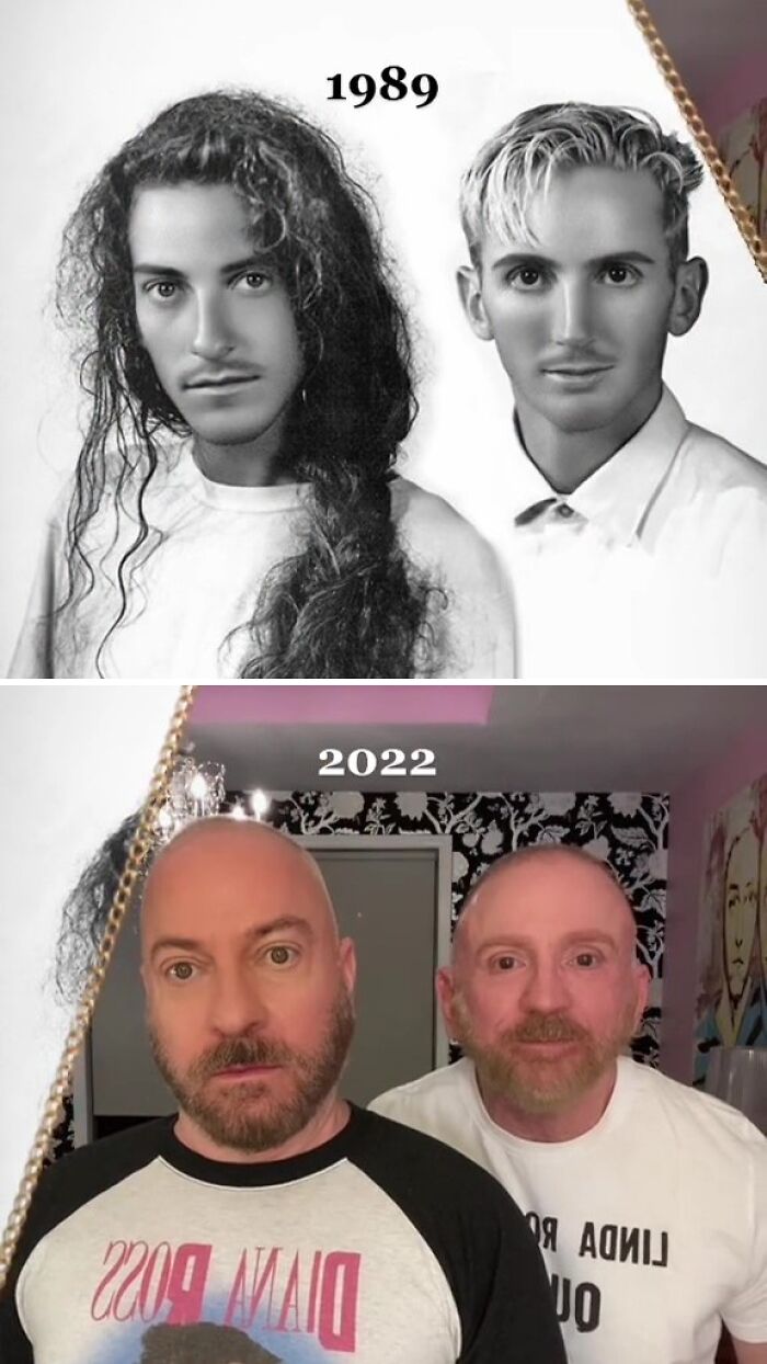 Gay Couple Recreates 30 Photos From The '80s And '90s, And The Internet Is Going Crazy