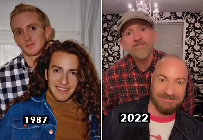 Gay Couple Recreates 30 Photos From The '80s And '90s, And The Internet Is Going Crazy