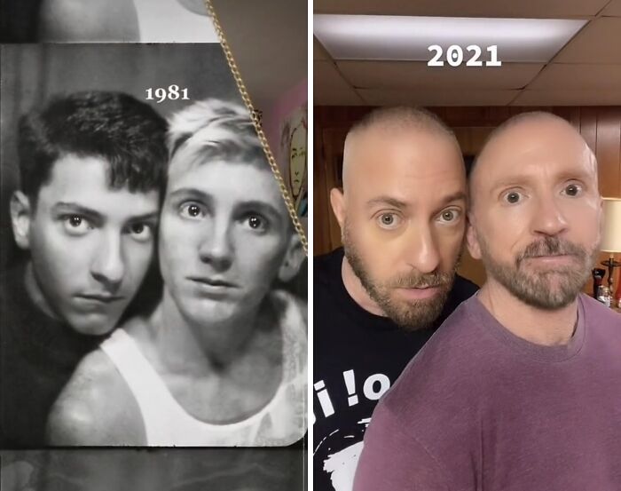 Gay Couple Recreates 30 Photos From The '80s And '90s, And The Internet Is Going Crazy