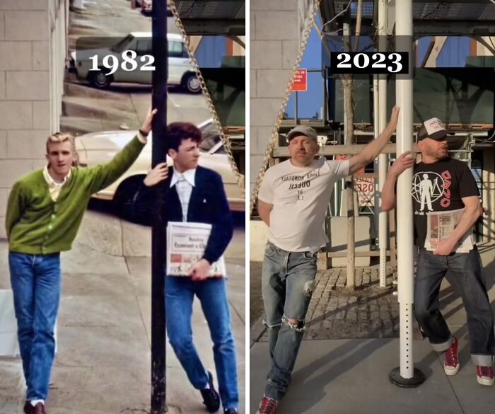 Gay Couple Recreates 30 Photos From The '80s And '90s, And The Internet Is Going Crazy