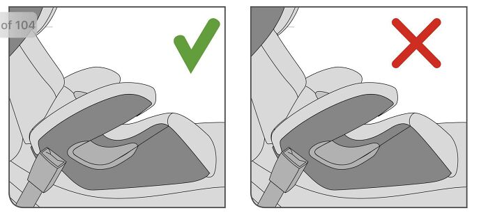 Instrucciones para instalar un asiento de seguridad para niños