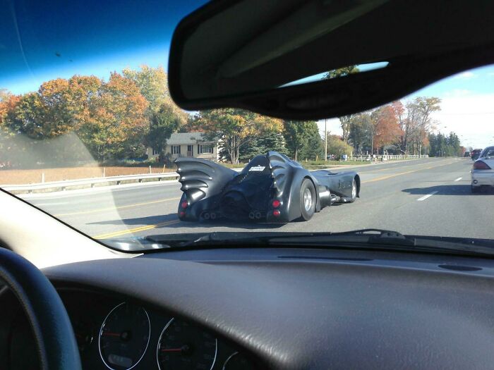 Vi esto en la carretera