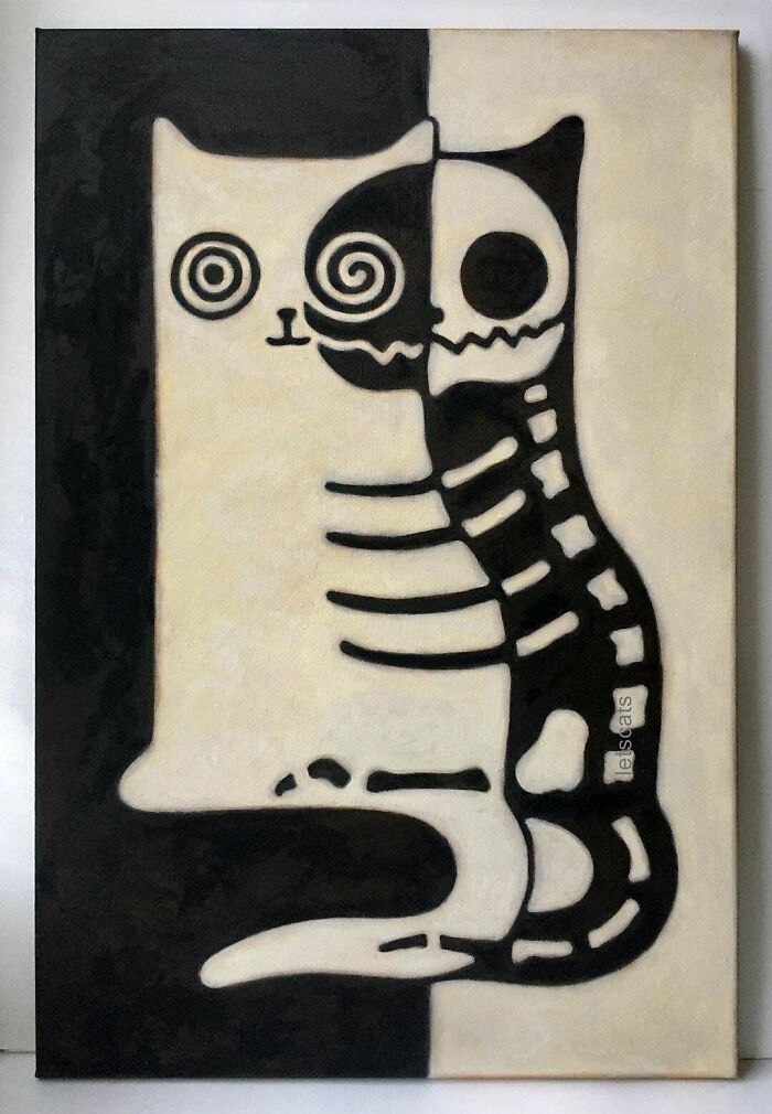 “Experimento”. Óleo sobre lienzo, 40x60cm 