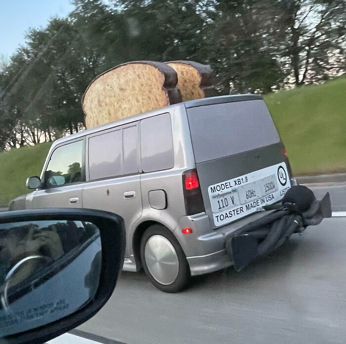 El coche tostadora