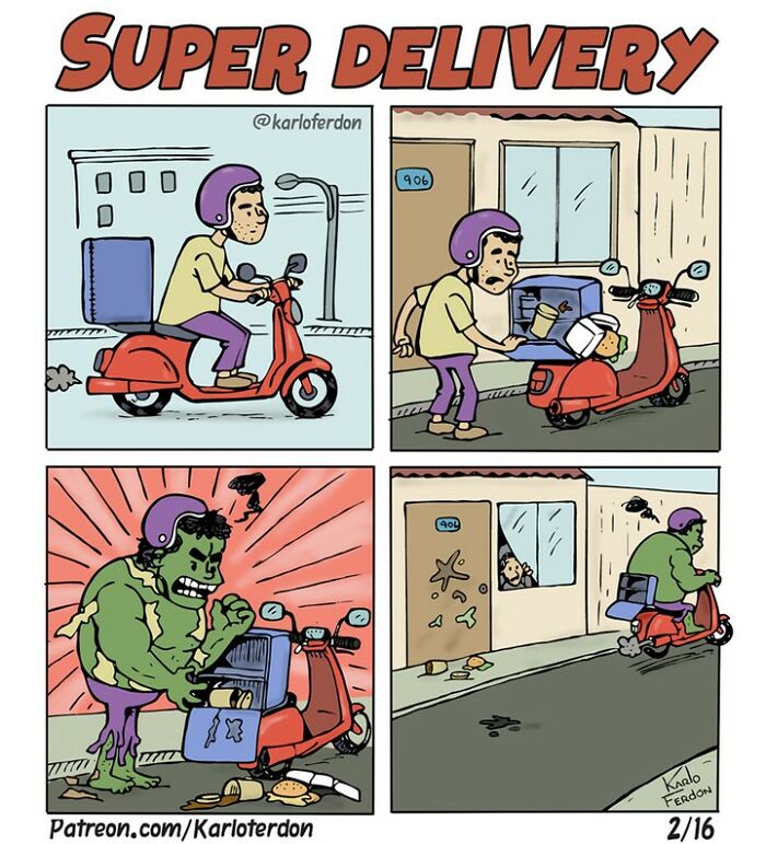 This Artist Continues To Make Humorous Comics Without Using A Single Word, And Here Are His 30 Newest Ones