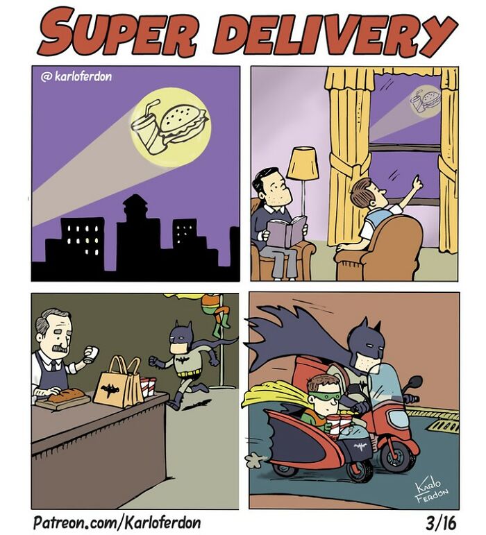 This Artist Continues To Make Humorous Comics Without Using A Single Word, And Here Are His 30 Newest Ones