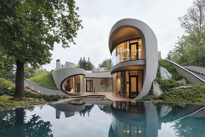Increíble casa orgánica en Moscú diseñada por Niko Architect