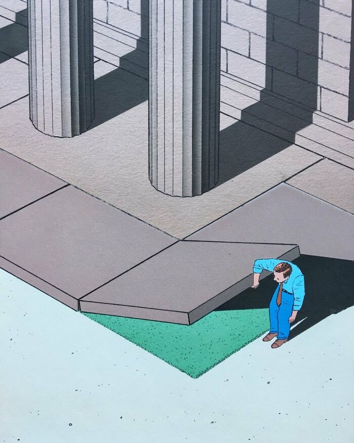 30 Illustrations Infused With Dark Humor And Optimism By Guy Billout (New Pics)