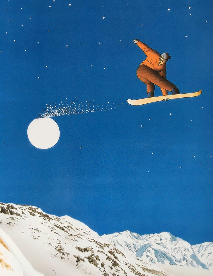 30 Illustrations Infused With Dark Humor And Optimism By Guy Billout (New Pics)