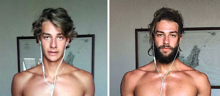 Agosto 2014 vs Agosto 2018 Trabajo duro y dedicación. La pasión, no la estética, es la mejor motivación