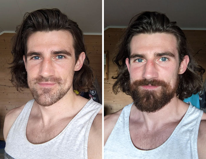 ¿Con barba o sin barba? Sé sincero, por favor, porque quiero saber la fría verdad