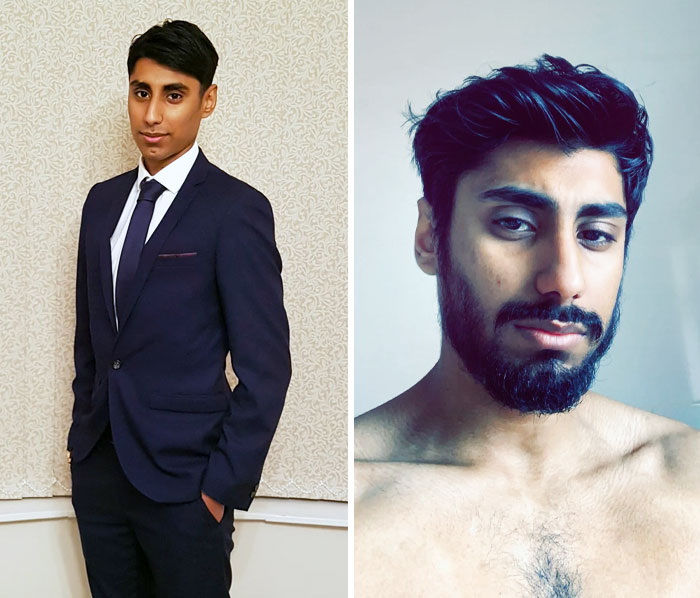 Me dejé barba y cambié de peinado. Pequeños cambios, grandes diferencias