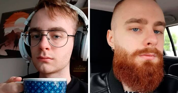 40 Hombres antes y después de dejarse barba que no parecen los mismos (nuevas fotos)