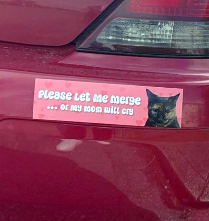 Hecho para la gente de la autopista que no me deja incorporarme para salir