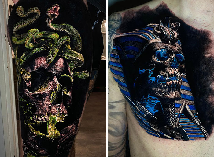 30 Tatuajes alucinantes de Sandry Riffard que te darán escalofríos