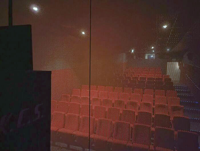 Una pantalla de cine desde adentro