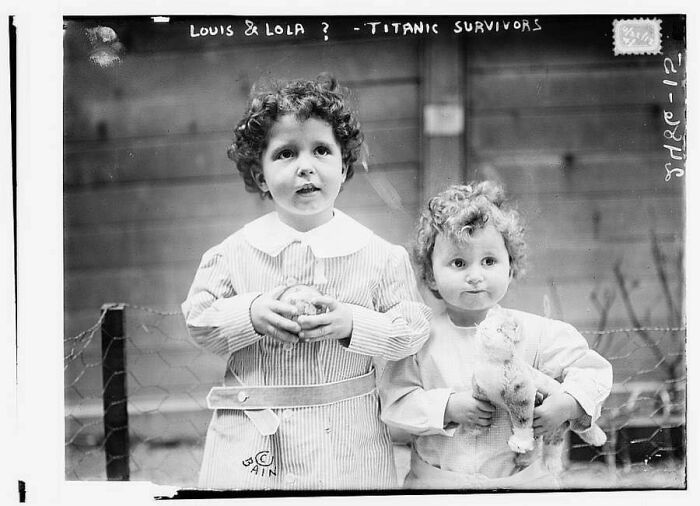 Louis y Lola, supervivientes del Titanic