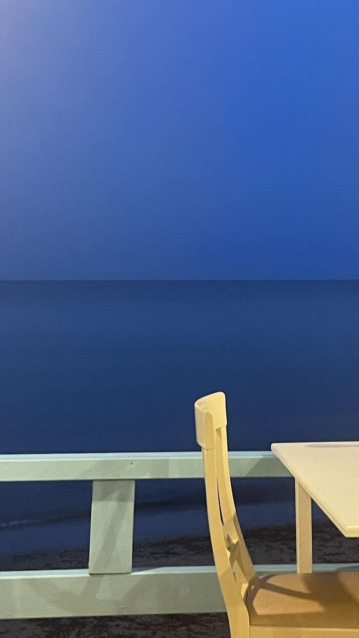 Azul sobre azul. El Mediterráneo