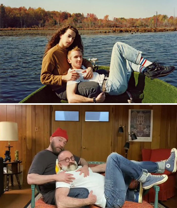 Gay Couple Recreates 30 Photos From The '80s And '90s, And The Internet Is Going Crazy