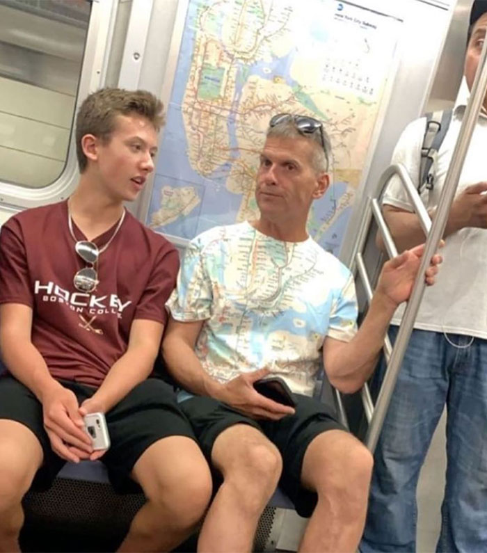 30 Of The Funniest Photos Of People Sitting Under Subway Signs That Resemble Them, As Shared On ‘Subway Creatures’