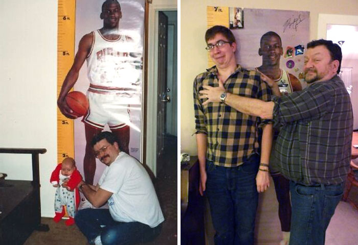 Mi padre y yo, 1990 y 2012. Tenía grandes expectativas para mí 
