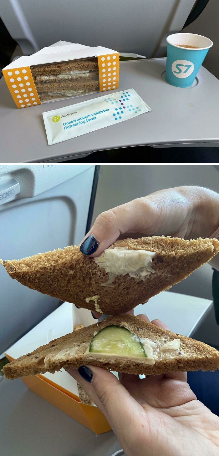Atracción de generosidad sin precedentes de S7. Sándwich de pollo