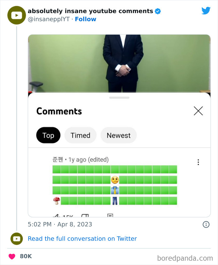 40 Times Savage Comments Earned Their Place On The “Absolutely Insane YouTube Comments” Twitter Page (New Pics)
