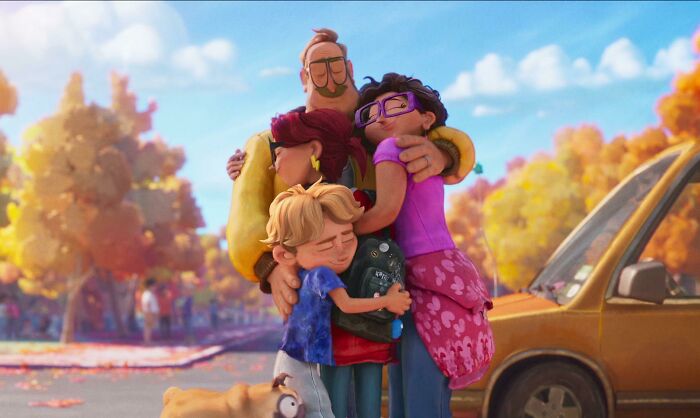 En "Los Mitchell contra las máquinas" (2020), la protagonista le dice a su madre: "Gracias por ser la mejor madre del mundo". Esto es falso, ya que la mejor madre del mundo es mi madre