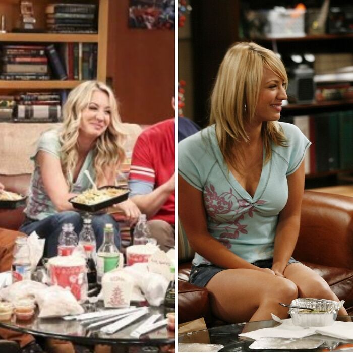 En el final de The Big Bang Theory Penny lleva la misma camisa que en el episodio piloto