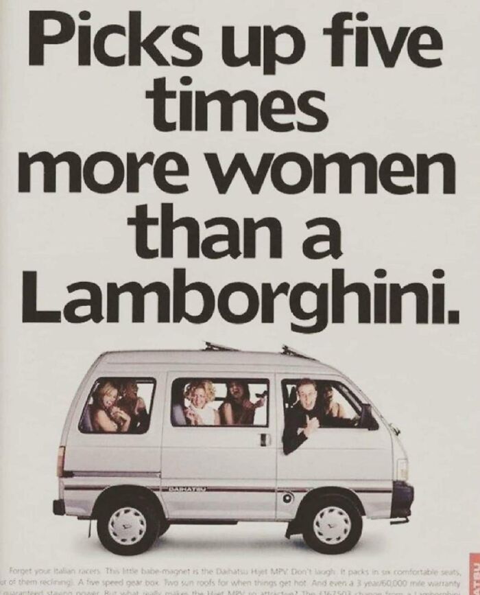 Anuncio del Daihatsu Hijet de 1996