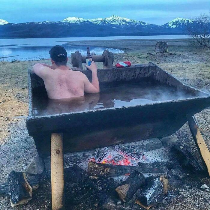 Jacuzzi chapucero... a saber cuánto aguantará