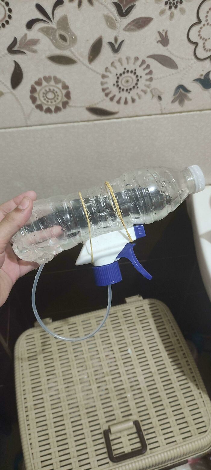 Pistola de agua chapucera