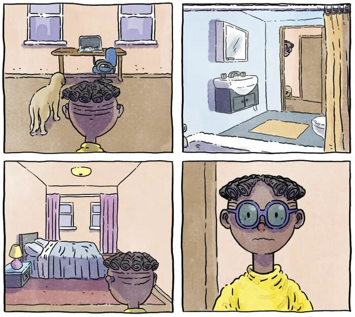 Este artista crea 6 nuevos y emotivos cómics sobre la vida con un gato y un perro inspirados en sus experiencias personales