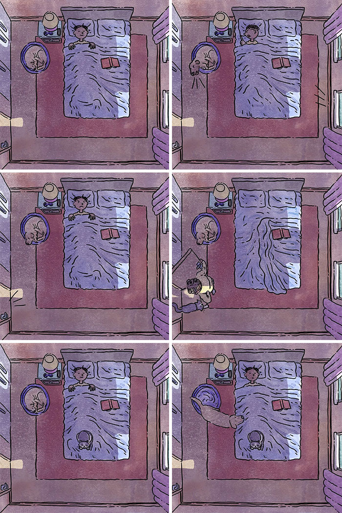 Este artista crea 6 nuevos y emotivos cómics sobre la vida con un gato y un perro inspirados en sus experiencias personales