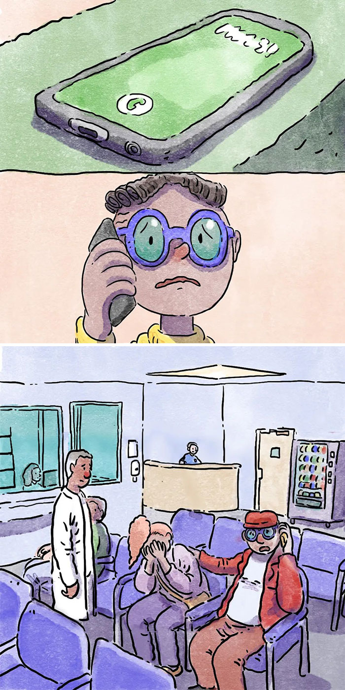 Este artista crea 6 nuevos y emotivos cómics sobre la vida con un gato y un perro inspirados en sus experiencias personales