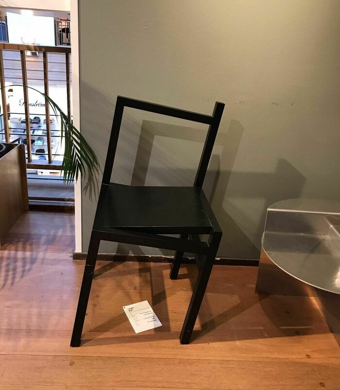 Tuve que probarla y es una silla perfectamente buena