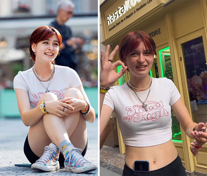 Photographer Surprises Passersby By Taking Beautiful Pictures Of Them, Here Are 30 Of The Best Ones