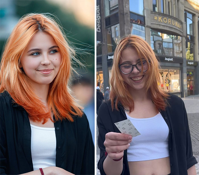 Photographer Surprises Passersby By Taking Beautiful Pictures Of Them, Here Are 30 Of The Best Ones