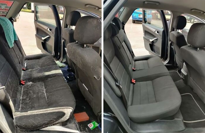 Hoy he limpiado un coche muy peludo