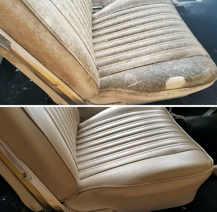 Detallé un 1968 Torino. No podía creer que era capaz de tener los asientos así de limpios