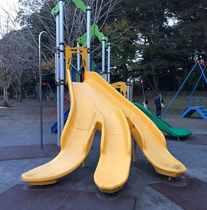 Nunca separes las piernas al deslizarte